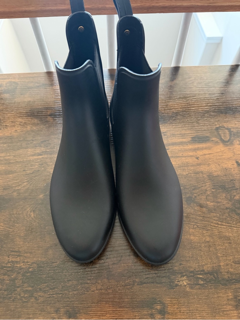 Sam Edelman Black Chelsea Rain Booties